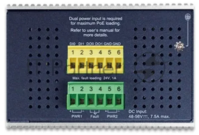 Коммутатор PLANET IGS-6325-8UP2S IP30 DIN-rail Industrial L3 8-Port 10/100/1000T 802.3bt PoE + 2-port 1G/2.5G SFP Full Managed Switch (-40 to 75 C, 8-port 95W PoE++, 802.3bt/PoH/Force modes, dual redundant power input on 48~56VDC terminal block, DIDO, ERPS Ring, 1588 PTP TC, Modbus TCP, ONVIF, Cybersecurity features, Hardware Layer3 OSPFv2 and IPv4/IPv6 Static Routing, supports MQTT, supports 100FX, 1000X and 2.5G SFP)