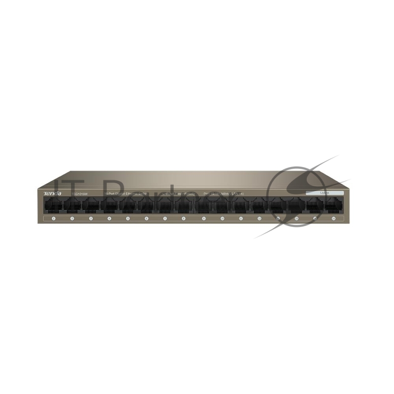 Коммутатор Tenda TEG1016M неуправляемый 16-портовыйGigabit Ethernet