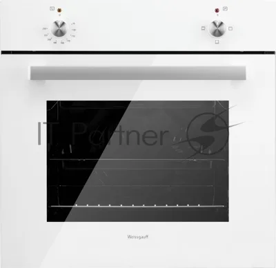 Духовой шкаф электрический Weissgauff EOM 180 W белый, встраиваемый