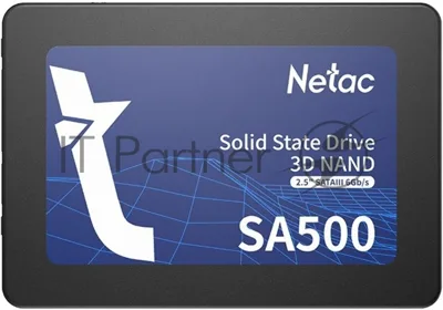 Накопитель SSD Netac SA500, 240Gb, SATA, 2.5", R/W 520/450