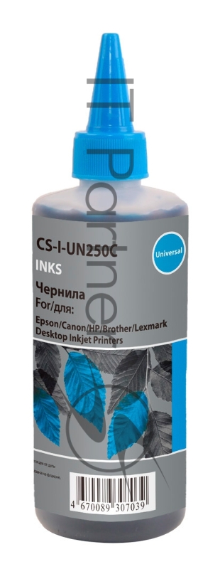 Чернила Cactus CS-I-Un250C голубой 250мл для HP/Lexmark/Canon/Epson/Brother