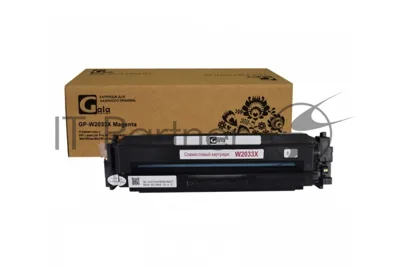 Картридж лазерный GalaPrint GP-W2033X (415X) пурпурный с эмулятором (6000 стр) для HP LaserJet Pro M454dn/M454dw/M479fdw/M479fnw/M479dw/M479fdn