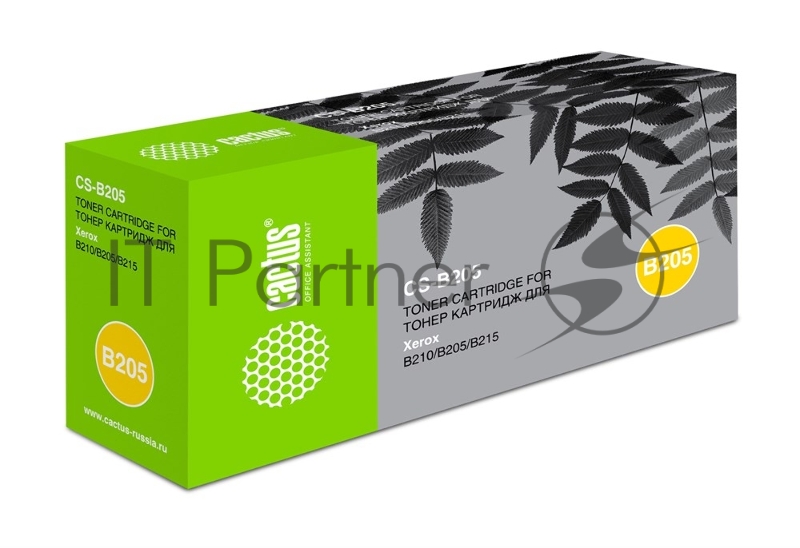 Картридж лазерный Cactus CS-B205 (106R04348) черный (3000 стр.) для Xerox B205/210/215