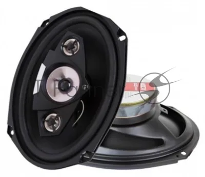 Колонки автомобильные Kicx DC 694MR 180Вт 90дБ 4Ом 16x24см (6x9дюйм) (ком.:2кол.) коаксиальные четырехполосные
