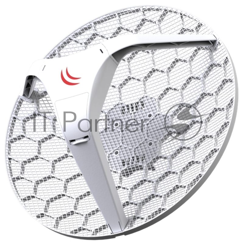 Точка доступа MikroTik LHG 5 Tripack (Three units of LHG 5 with 24.5dBi 5GHz antenna, Dual Chain 802.11an wireless, 600MHz CPU, 64MB RAM, 1x LAN, POE, PSU, RouterOS L3) – all three antennas in single box