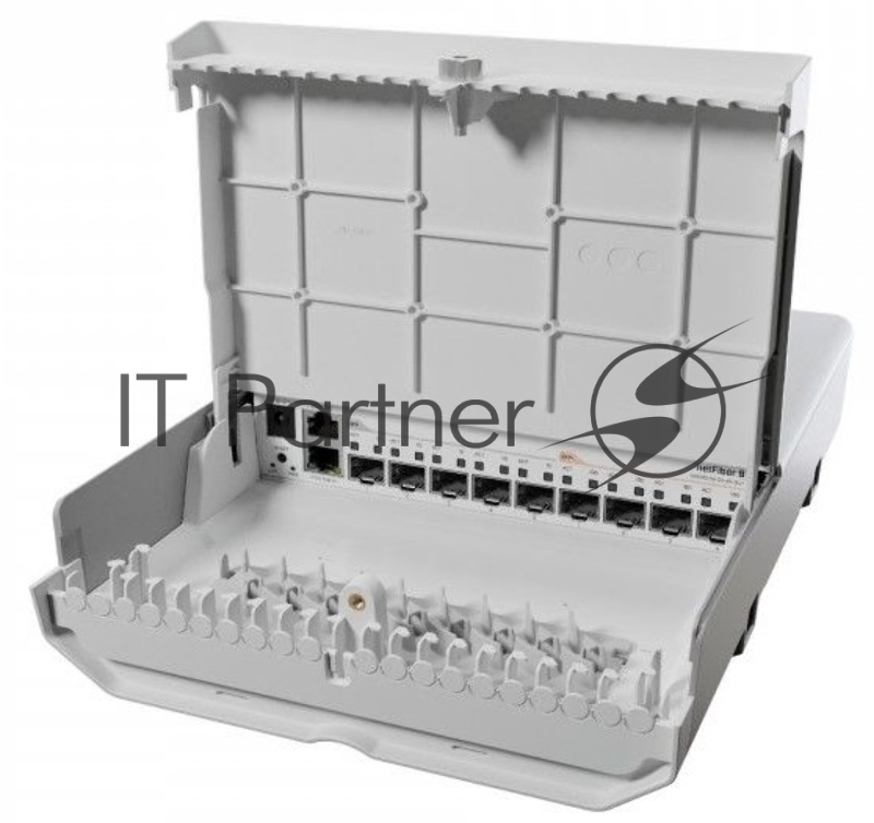 Коммутатор Mikrotik NetFiber 9 CRS310-1G-5S-4S+OUT, 1×1 Гбит/с LAN + 5×1 Гбит/с SFP + 4×10 Гбит/с SFP+, управляемый