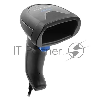 Сканер штрих-кода ручной QW2500 KIT, имидж 2D, 30 скан/сек, USB, черный