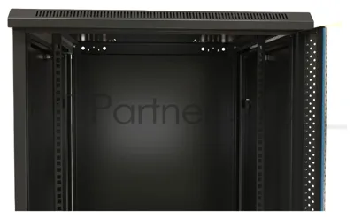 Шкаф телекоммуникационный настенный Hyperline TWB, 19", 6U, 367х600х450 мм (ВхШхГ), дверь: металл, разборный, черный