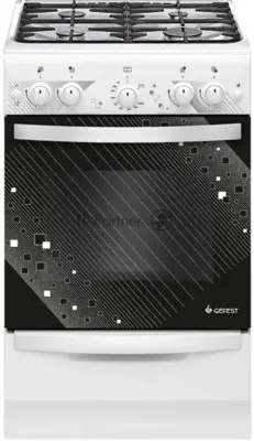 Плита газовая Gefest ПГ 5100-02 0309 белый, конфорок 4 шт, духовка 52 л, 50 см x 85 см x 58.5 см