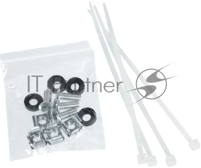 Патч-панель Cabeus PL-24-Cat.6-Dual 19", 1HU, портов: 24 х RJ45, кат. 6, неэкр., черный