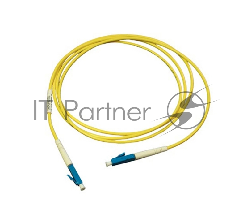Патч-корд оптический Cabeus Tight Buffer, Simplex LC/LC, OS2 9/125, LSZH, 25м, Ø 2мм, синий хвостовик, жёлтый
