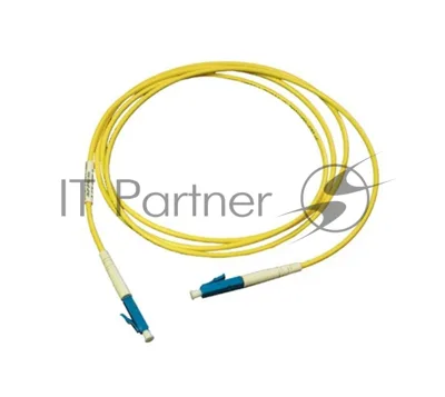Патч-корд оптический Cabeus Tight Buffer, Simplex LC/LC, OS2 9/125, LSZH, 25м, Ø 2мм, синий хвостовик, жёлтый