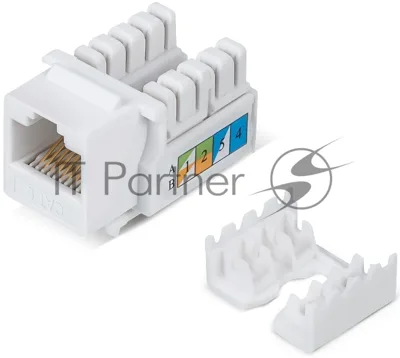 Модуль универсальный Cabeus, keystone, 1хRJ45, Toolless, кат. 6, неэкр., белый