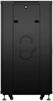 Шкаф серверный напольный Cabeus, IP20, 42U, 2055х600х1000 мм (ВхШхГ), дверь: перфорация, боковая панель: сплошная, разборный, цвет: чёрный