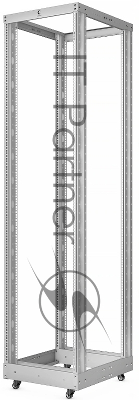 Стойка открытая 19" Cabeus RA-42U универсальная, 42U, 2013х515х1000 мм (ВхШхГ), двухрамная, серый