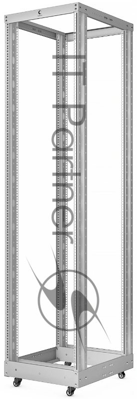 Стойка открытая 19" Cabeus RA-45U универсальная, 45U, 2236х546х1000 мм (ВхШхГ), двухрамная, серый