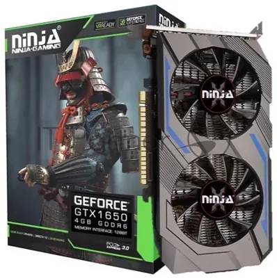 Видеокарта Sinotex GeForce GTX 1650, 4 GB GDDR6, 128 bit, DisplayPort, DVI-D, HDMI, GPU 1485 MHz