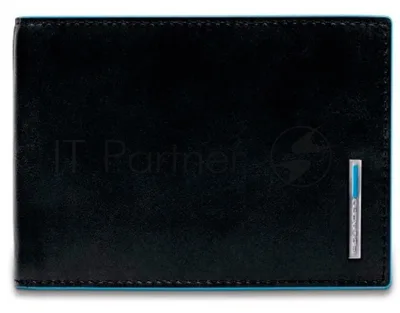 Кошелек мужской Piquadro Blue Square PU1392B2R/N черный натур.кожа