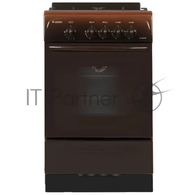Плита газовая Gefest CG 50М02 К83 коричневый, конфорок 4 шт, духовка 42 л, 50 см x 85 см x 53 см