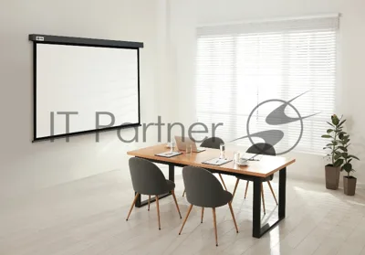 Экран Cactus 183x244см Wallscreen CS-PSW-183X244-SG 4:3 настенно-потолочный рулонный серый