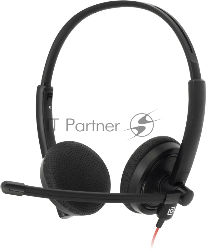Наушники с микрофоном Oklick/Оклик HS-L900 черный 1.8м накладные оголовье