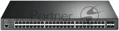Коммутатор TP-Link TL-SG3452XP 48G 4SFP+ 48PoE+ 500W управляемый