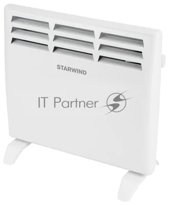 Конвектор электрический Starwind SHV1010 белый, 1000 Вт, 15 м2, термостат