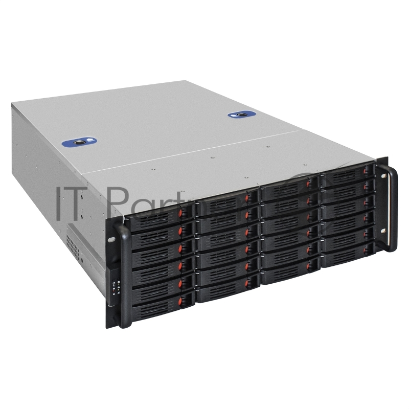Серверный корпус ExeGate Pro EX293276RUS 4U660-HS24 (RM 19", высота 4U, глубина 660, БП 900RADS, 24xHotSwap, USB)