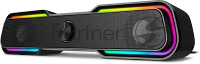 Акустическая система SVEN 450 2.0 (2x5W, Bluetooth, RGb-подсветка) черная