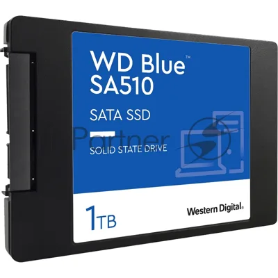 Накопитель SSD WD Blue SA510 1Tb, SATA III, 2.5", R/W 560/520