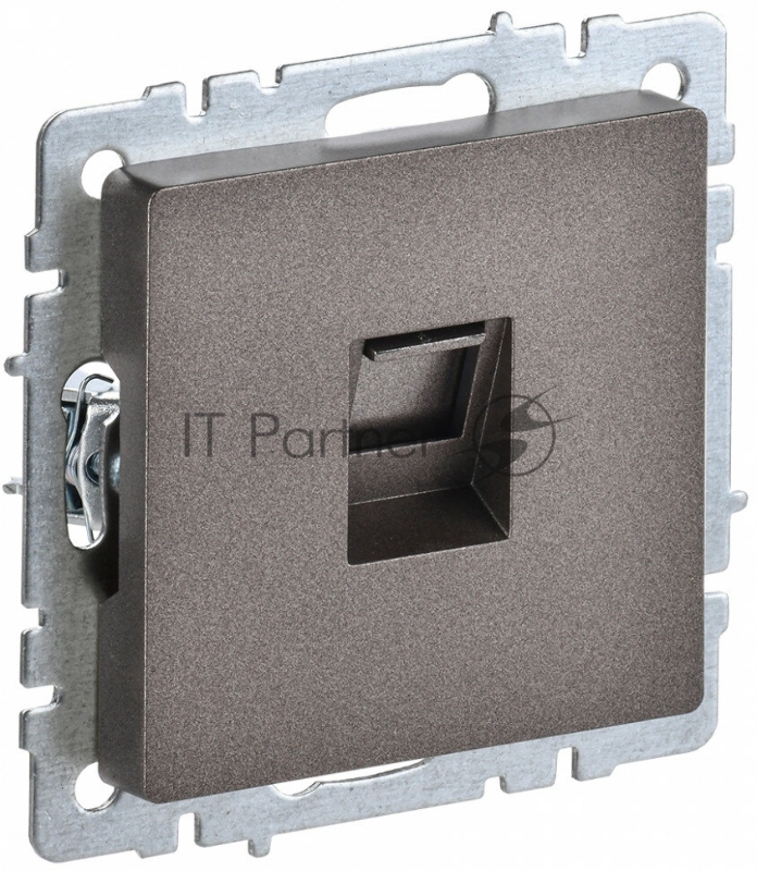 Розетка компьютерная IEK BRITE РК10-БрТБ RJ45 кат.5E темная бронза