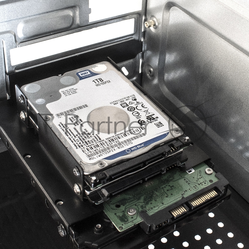 Салазки (переходник) ExeGate EX292548RUS HD-22O13TbM металлические для установки 2xHDD/SSD 2.5" или 1xHDD 3.5" на заднюю панель корпуса
