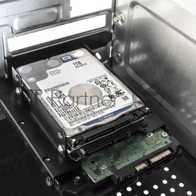Салазки (переходник) ExeGate EX292548RUS HD-22O13TbM металлические для установки 2xHDD/SSD 2.5" или 1xHDD 3.5" на заднюю панель корпуса