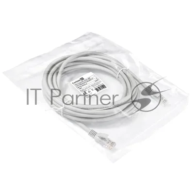 Патч-корд LSZH ExeGate EX290422RUS UTP-RJ45-RJ45-5e-10M-LSZH-GY, UTP, cat.5e, 10м, серый