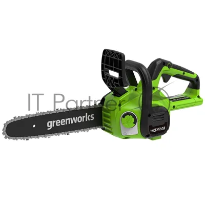 Цепная пила аккумуляторная GreenWorks G40CS30IIK4, 40V, 30 см, с 1* АКБ 4А*ч и ЗУ (2007807UB)