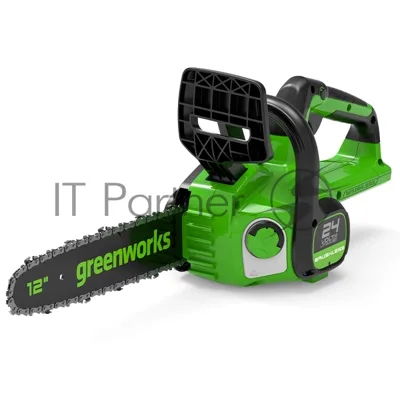 Цепная пила аккумуляторная GreenWorks GD24CS30K2, 24V, 30см, бесщеточная, c АКБ 2 А·ч и ЗУ (2007007UA)