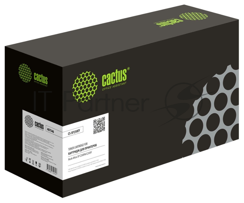 Картридж лазерный Cactus CS-SP250EY 407546 желтый (1600 стр.) для Ricoh Aficio SP C261SFNw