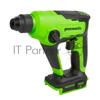 Перфоратор GreenWorks GD24SDS1, 24 В, 1,2 Дж, от аккумулятора