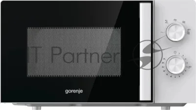 Микроволновая печь Gorenje MO17E1WH белый, 17 л, 700 Вт, переключатели - поворотный механизм