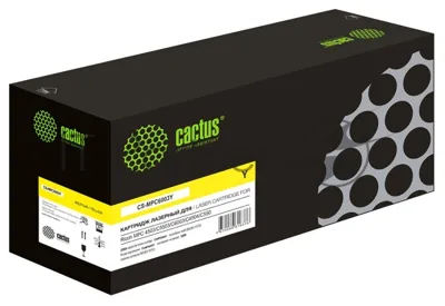 Картридж лазерный Cactus CS-MPC6003Y (841854) желтый (22500 стр.) для Ricoh MPC4503/C5503/C6003/C4504/C5504/C6004