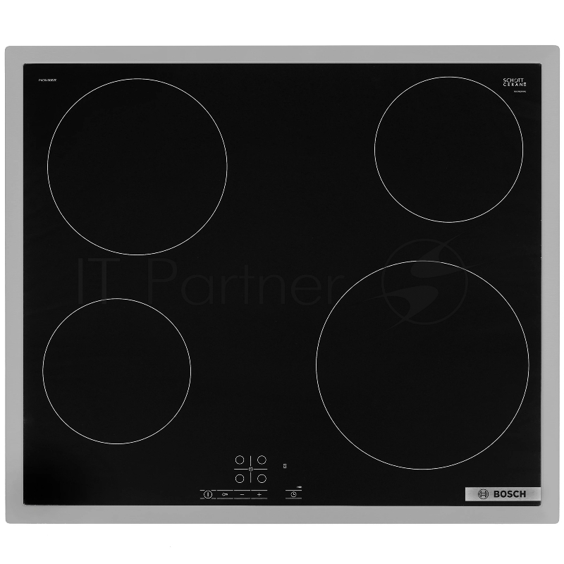 Электрическая варочная поверхность Bosch PKE645BB2E, 4 конфорки, стеклокерамика, 6600 Вт