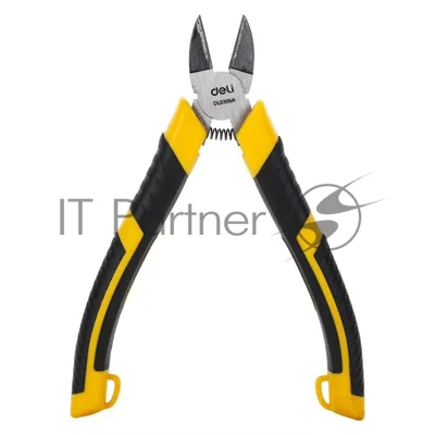 Бокорезы Deli DL0306A 6" Высокоуглеродистая сталь. ПВХ ручка.