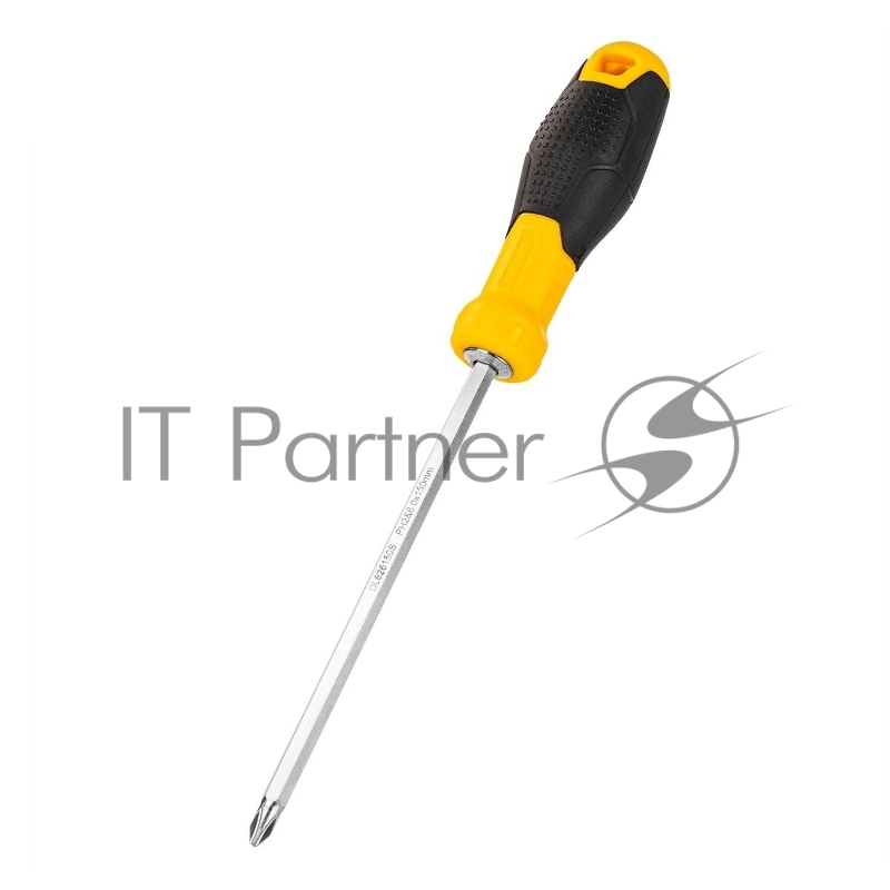Двухсторонняя отвертка Deli DL626150S PH2+SL6x150 мм Спецификация продукта.: 6/PH2x150мм. Материал хвостовика: Cr-V. Длина: 260 мм. Длина: 150 мм. Диаметр хвостовика: 6,3 мм.