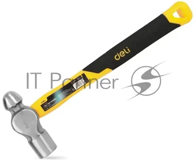 Рихтовочный молоток Deli DL443016 450 гр Фибергласовая рукоять