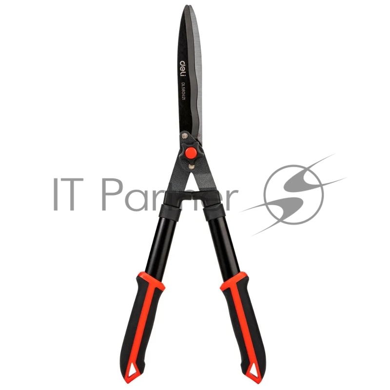 Садовые ножницы Deli DL580421 Размер 26,5";. Сталь 55С. Термообработанная поверхность. Комбинированная ручка с полипропиленновым и термопластичным покрытием.