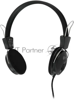 Проводные наушники Oklick HS-M200 черный, накладные, Jack 3.5 мм