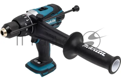 Дрель-шуруповерт Makita DHP458Z, 18 В, 0 Ач, 91 Нм, щеточный, ударный