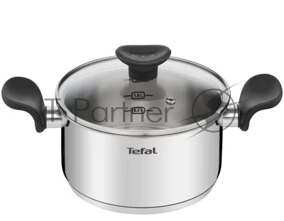 Кастрюля Tefal Primary E3084374 2.1л. d=18см (с крышкой) стальной (2100120956)