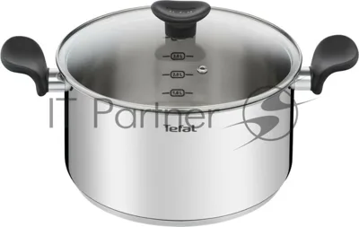 Кастрюля Tefal Primary E3084674 5.2 л. d=24 см (с крышкой) стальной (2100120958)