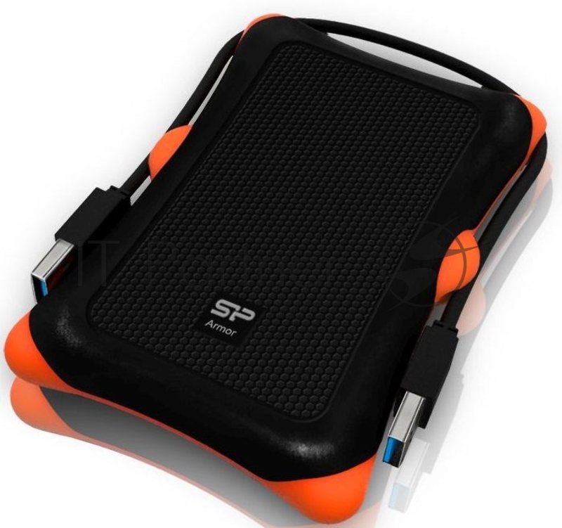 Внешний HDD 2.5" Silicon Power Armor A30, 2TB, USB 3.2 Gen 1 Type-A, 5400 rpm, черный
